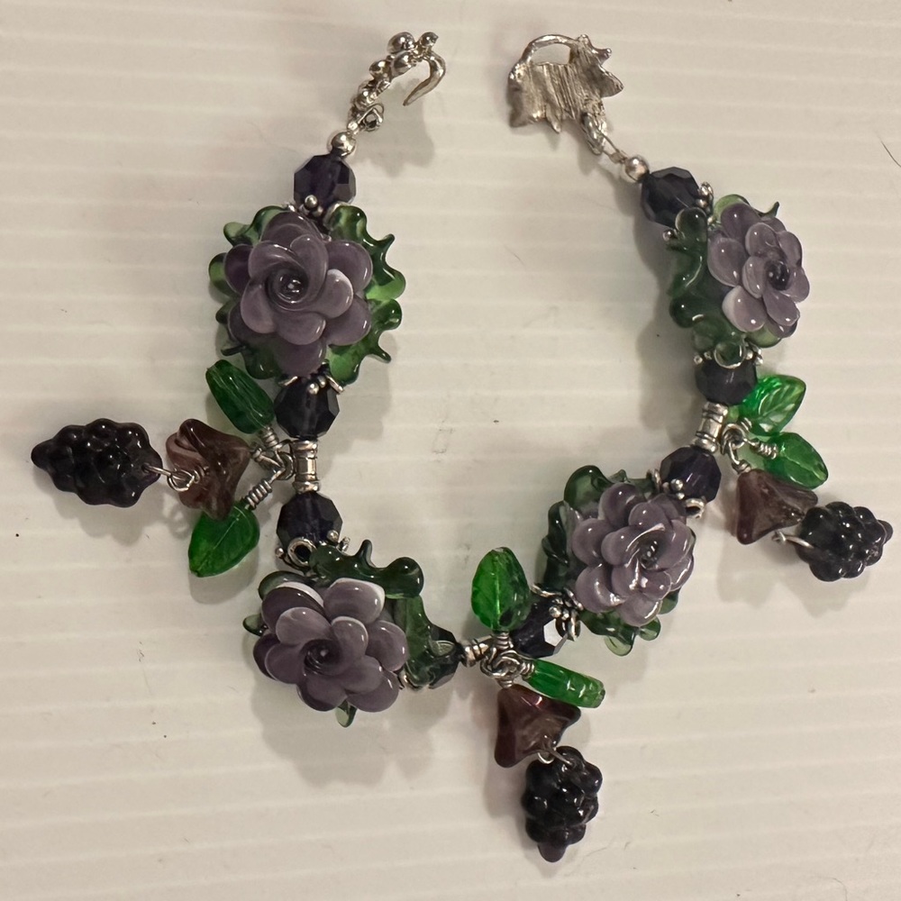 Handmade Glass Bead bracelet - PRICE REDUCED!!!!